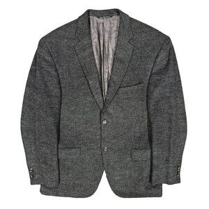 Jack Victor Blazer Wool Cashmere Sport Coat Flannel Grey 40R